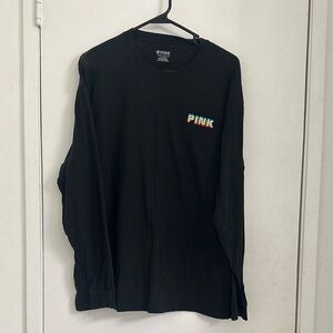 Victoria's Secret PINK Black Long Sleeve Shirt